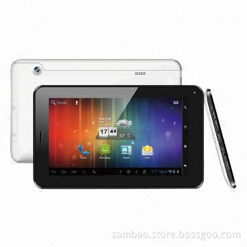 7-inch Capacitive Touch Screen Tablet PCs, Google's Android 4.0 OS/3G Phone Calling/Camera/512MB/8GB